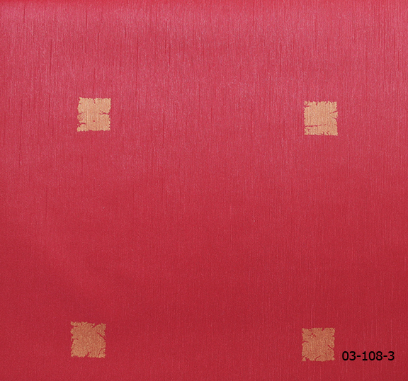 Line's Thai- (03-108-3) (2) วอลเปเปอร์ติดผนัง ลายปิดทอง สีทอง สีแดง