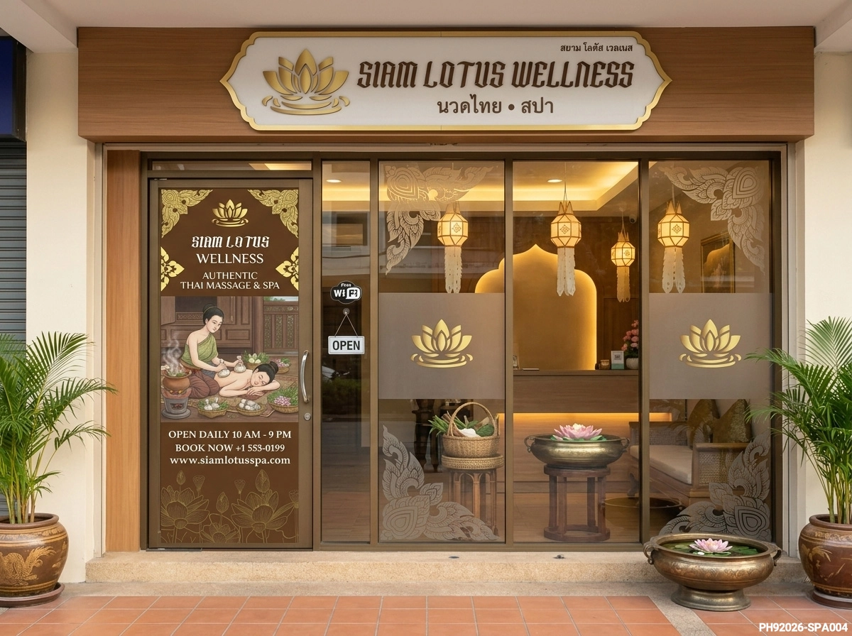 แต่งร้านนวดไทย