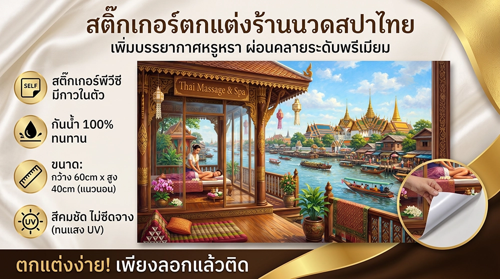 ภาพแต่งร้านนวดสปาไทย